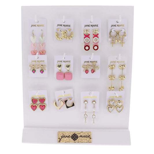 I Heart You! Earrings, No Display Package