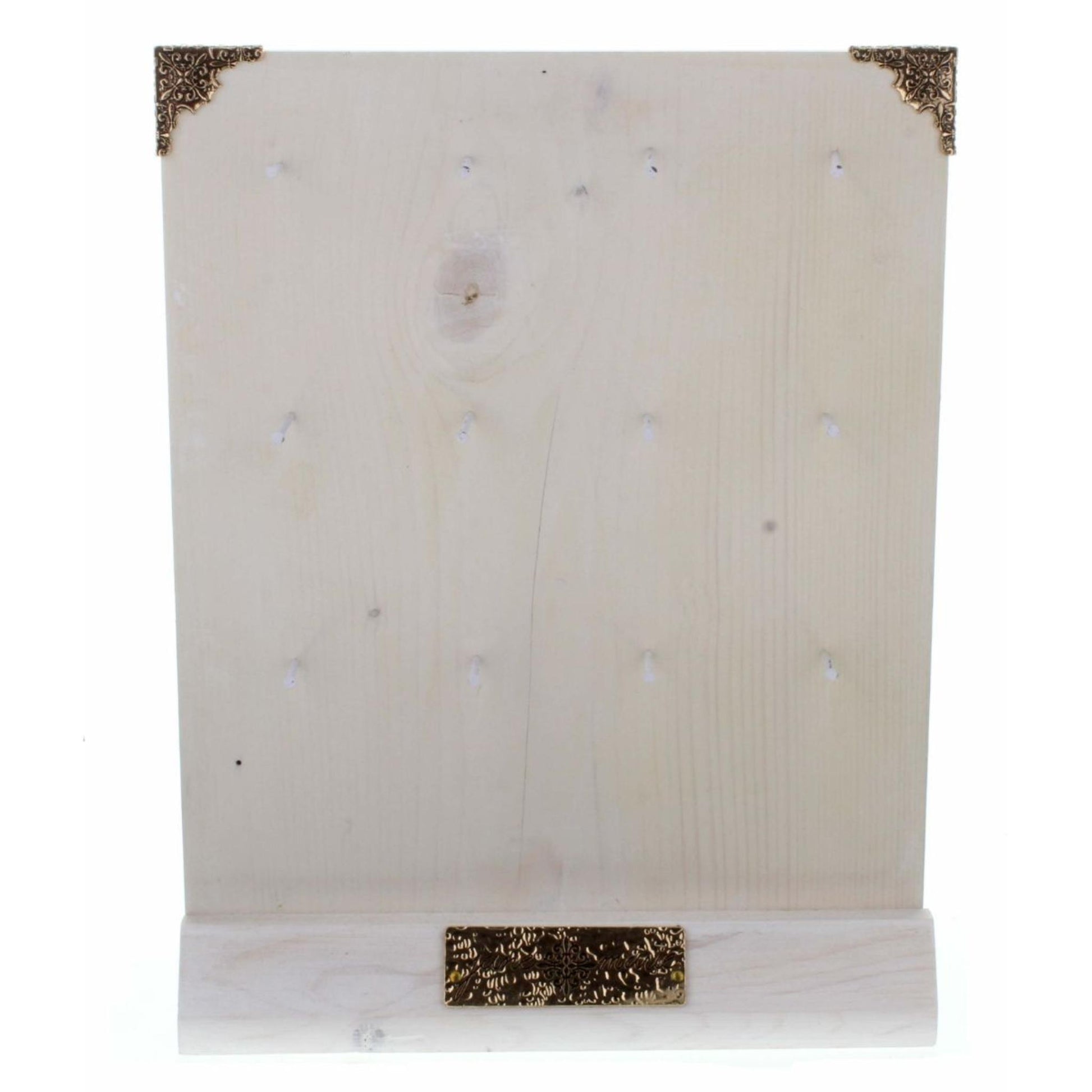White 12 Nail Display